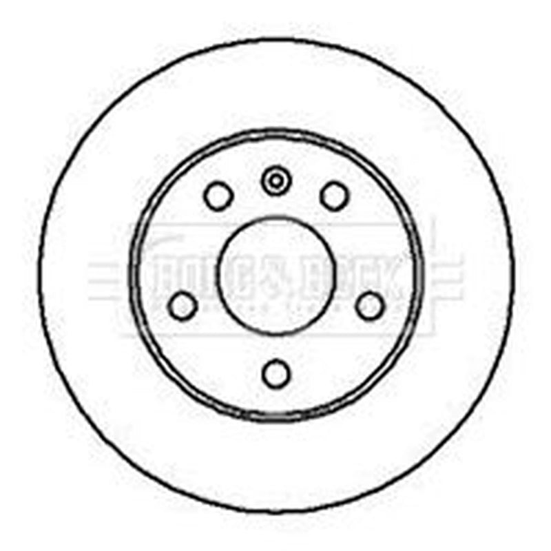 Borg & Beck Front & Rear Brake Discs & Pads fits Opel Zafira 2006-2010 2.0