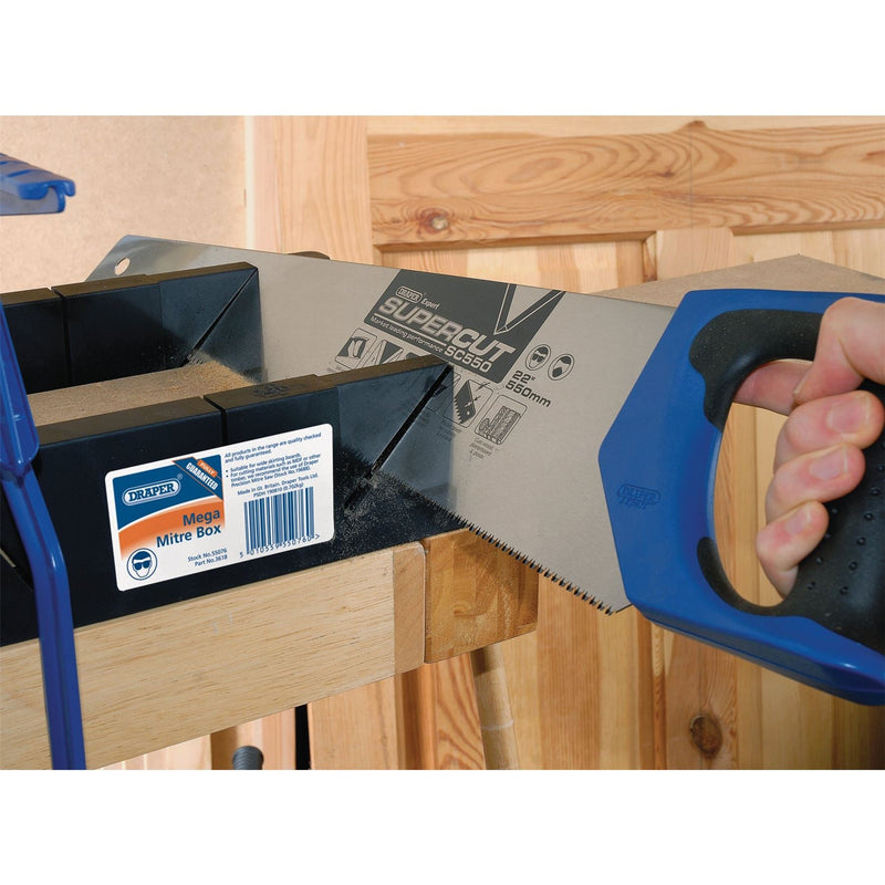 Draper Mega Mitre Box, 325 x 180 x 60mm 55076 Draper - Dynamic Drive