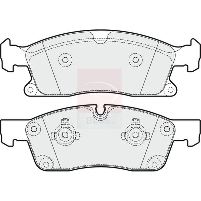 Apec Front Brake Pad Set fits Mercedes-Benz Gl-Class 2012-2015