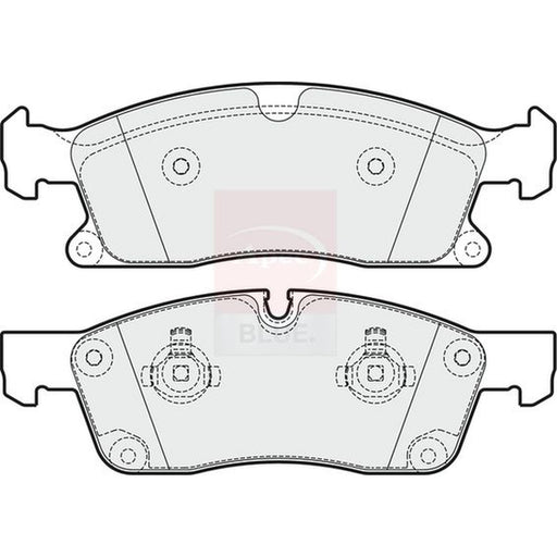 Apec Front Brake Pad Set fits Mercedes-Benz Gl-Class 2012-2015