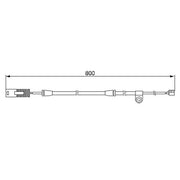 Bosch Brake Pad Wear Sensor Front fits BMW X5 2000-2006 3.0 4.4 4.6 4.8