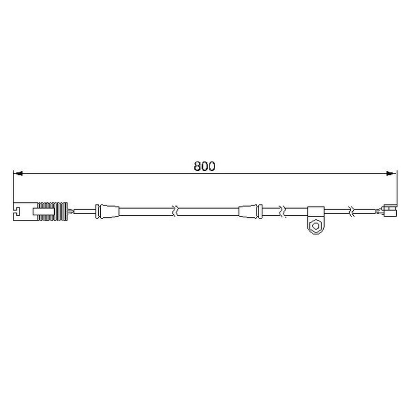 Bosch Brake Pad Wear Sensor Front fits BMW X5 2000-2006 3.0 4.4 4.6 4.8