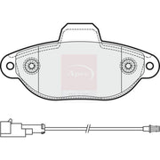 Apec Front Brake Pad Set fits Ford Ka 2008-2016 1.2