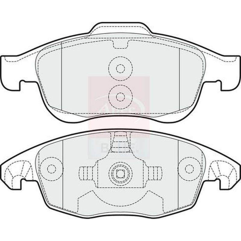 Apec Front & Rear Brake Discs & Pads fits Peugeot 5008 2009-2017 1.6