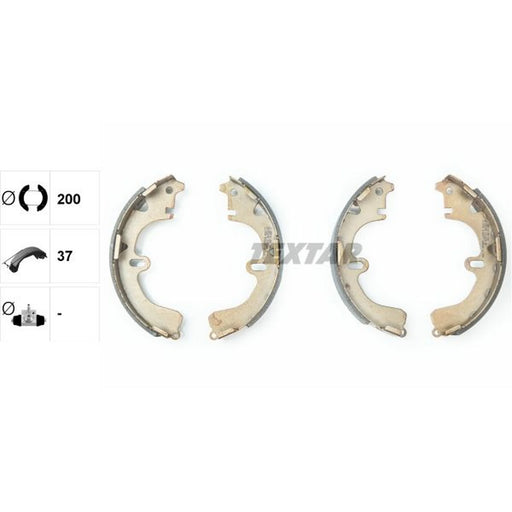 Textar Brake Shoe Set Axle Kit 91043200