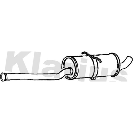Klarius Box With Centre Pipe Centre fits Volvo 960 1990-1996 2.9