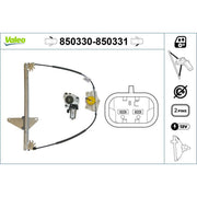 Valeo Electric Window Regulator Lifter Right Front 850331