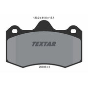 Textar Front Brake Pad Set 2034503