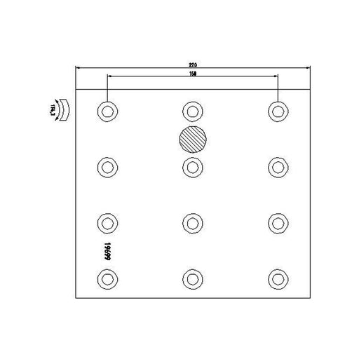DON Don Cv Brake Lining Set fits Bova Futura 1994-2008