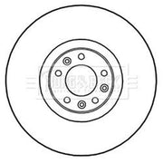 Borg & Beck Front & Rear Brake Discs & Pads fits Peugeot 508 Sw I 2010-2018 2.0