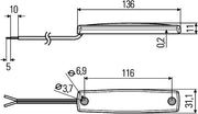 Hella 2JA 343 660-407 Interior Light
