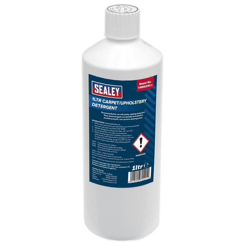 Sealey Carpet/Upholstery Detergent 1L VMR921S Sealey - Dynamic Drive