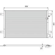 Valeo Air Conditioning Condenser 814004
