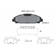 Textar Front Brake Pad Set 2210901