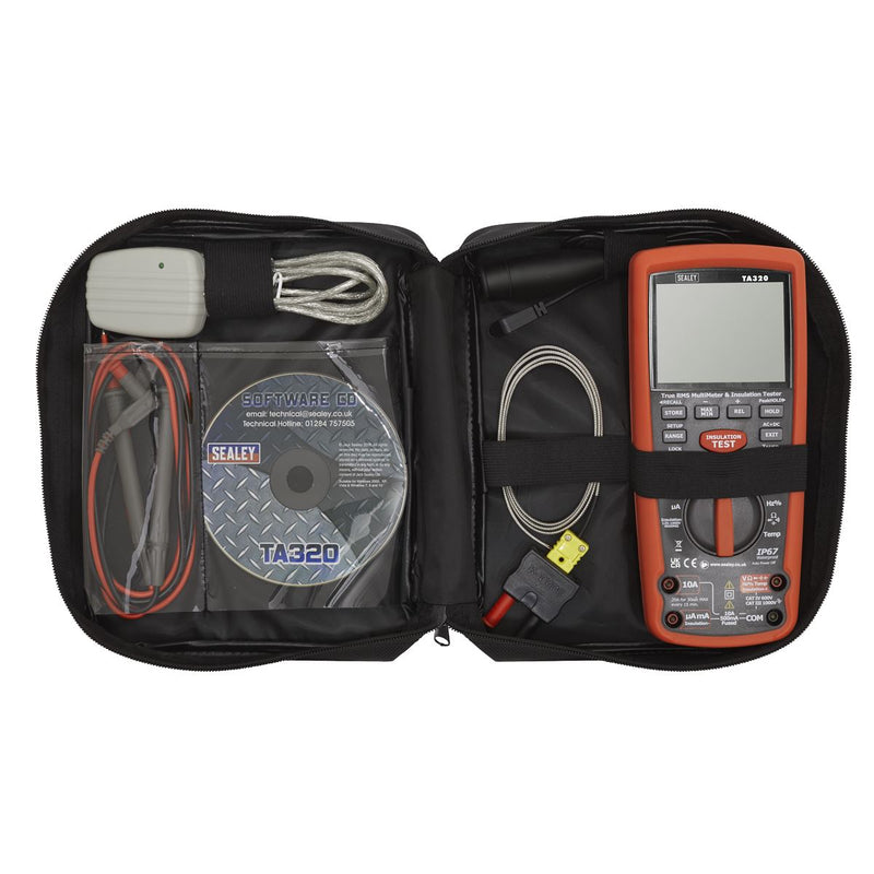 Sealey Digital Automotive Analyser/Insulation Tester Hybrid Vehicles TA320 Sealey - Dynamic Drive