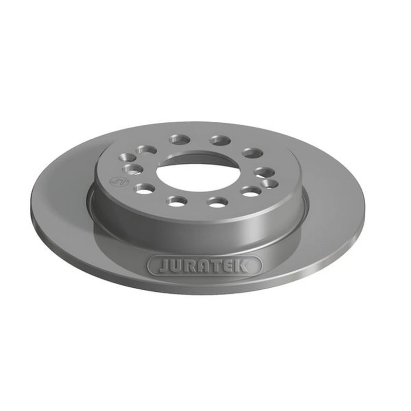 Juratek 2 x Solid Brake Discs fits MG Zs SUV 2017 on 1.0 1.5