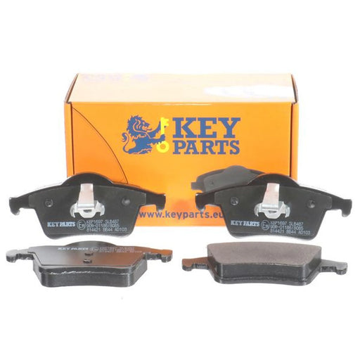 Key Parts 4 x Rear Brake Pad Set fits Volvo C70 I 1997-2005 2.0 2.4