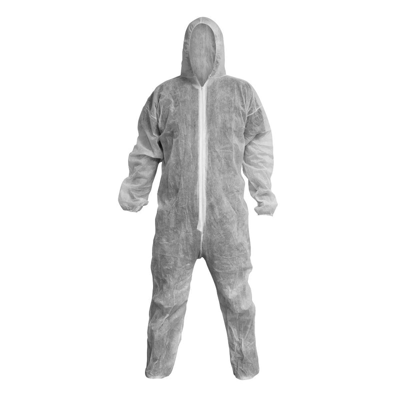 Worksafe Worksafe Disposable Coverall, White - Large 9601L Worksafe - Dynamic Drive