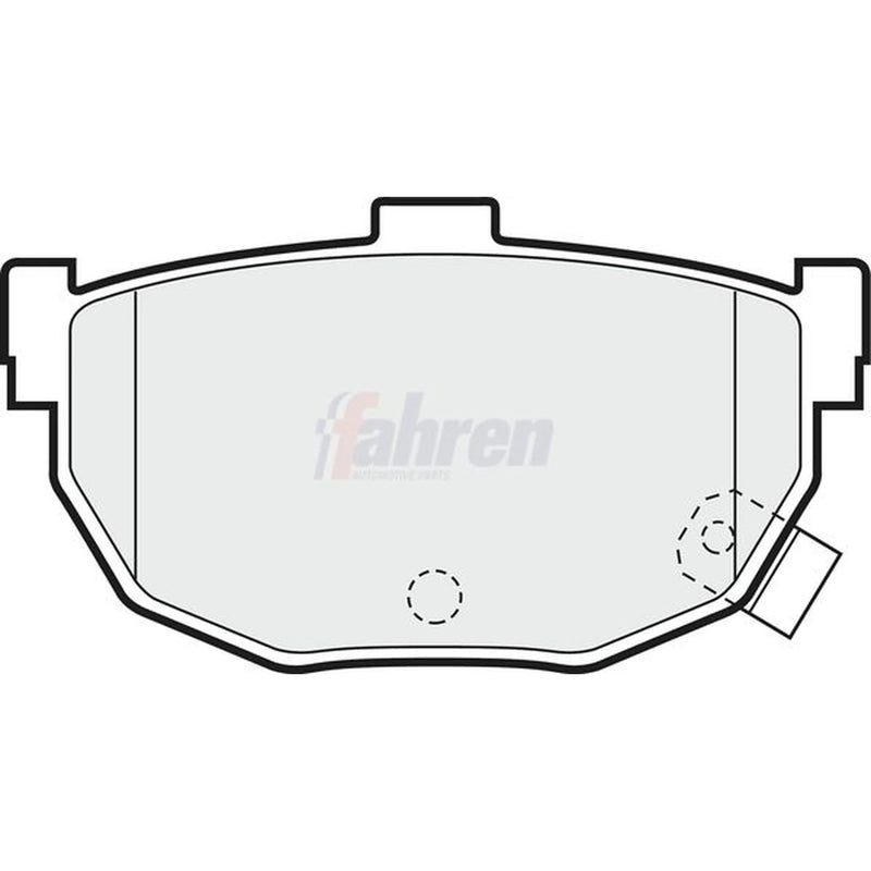 Fahren Rear Brake Pad Set FBP3426