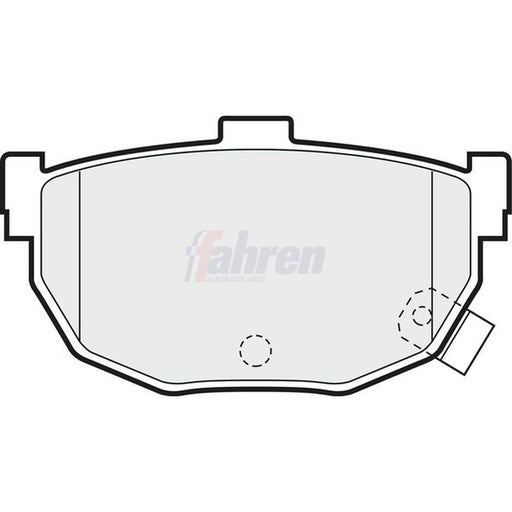 Fahren Rear Brake Pad Set FBP3426