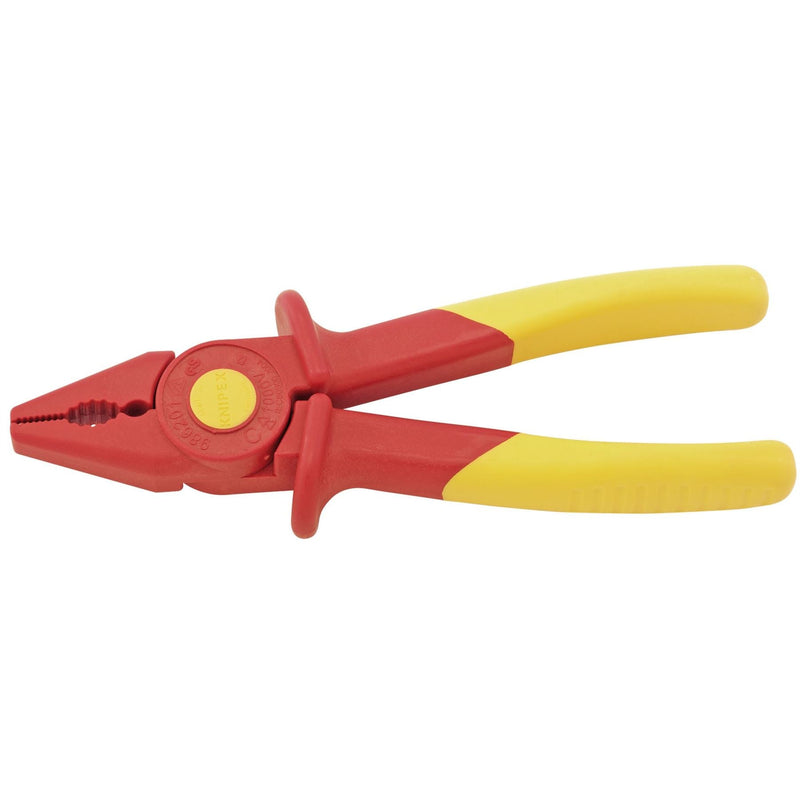 Draper Knipex Fully Insulated 'S' Range Soft Grip Flat Nose Pliers, 180mm 06082 Draper - Dynamic Drive