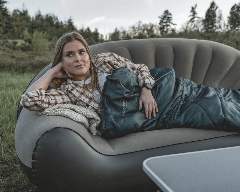 Easy Camp Maple Sofa Brown Inflatable Sofa Easy Camp - Dynamic Drive