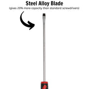 Teng Tools Flat Screwdriver 1.0 x 5.5 x 150mm M Teng Tools - Dynamic Drive