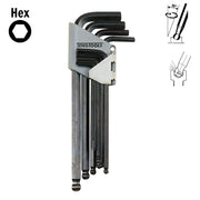 Teng Tools Ball Point Hex Key Set AF 9 Pieces Teng Tools - Dynamic Drive