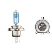Hella Bulb H4 12V 60/55W P43T White 4200K 8GJ fits Abarth Grande Punto 2007-2010