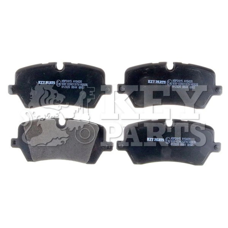 Key Parts 4 x Rear Brake Pad Set fits Land Rover Defender 2020 on 2.0 3.0