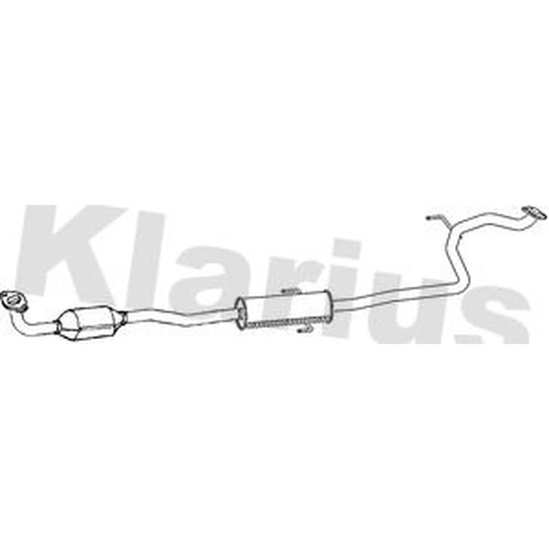 Klarius Catalyst Type Approved With Pipe fits Toyota Yaris/Vitz 2008-2011 1.33