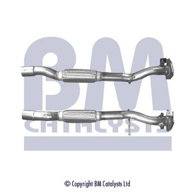 BM Catalysts Exhaust Pipe OD fits Fiat 500 2007 on 1.3