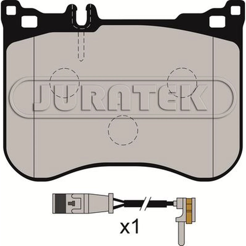 Juratek Front Brake Pad Set fits Mercedes-Benz Cls 2018 on 257.361