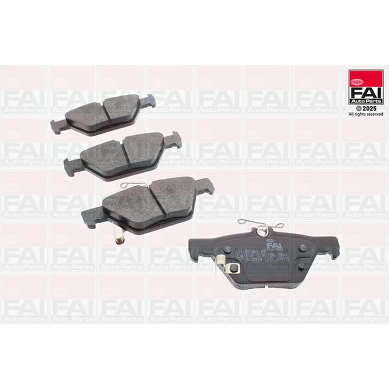 FAI Rear Brake Pad Set fits Subaru Crosstrek 2023 on 2.0
