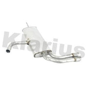 Klarius Box With Tail Pipe Rear fits Audi A3 2013-2020 1.4