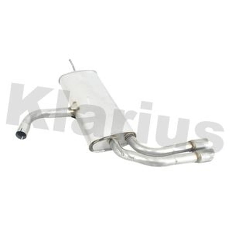 Klarius Box With Tail Pipe Rear fits Audi A3 2013-2020 1.4