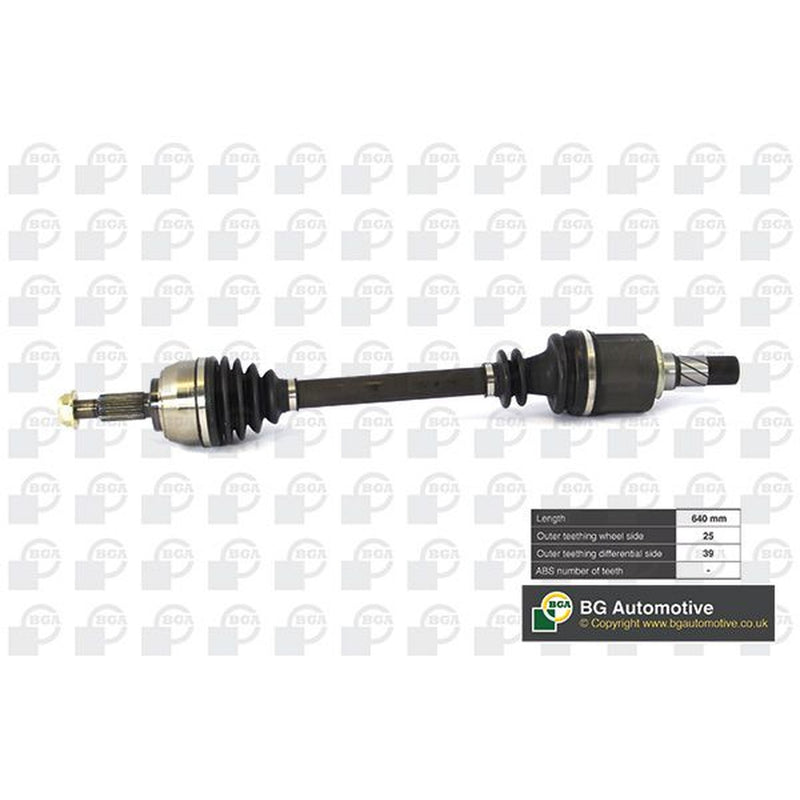 BGA CV Drive Shaft Driveshaft Front Right fits Renault Grand Scénic II 2004-2009