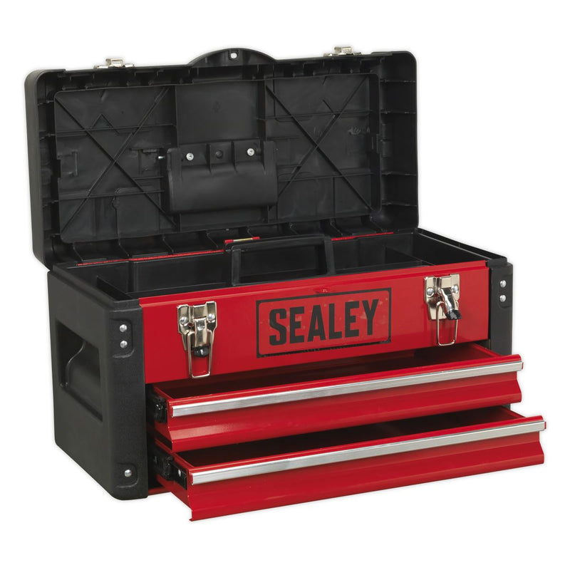 Sealey Toolbox with 2 Drawers 500mm AP547 Sealey - Dynamic Drive