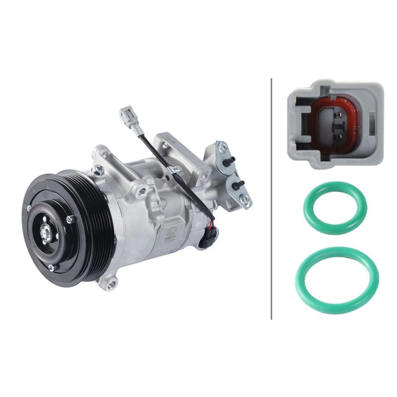 Hella Air Conditioning Compressor fits Renault Grand Scénic III 2009-2016 1.9