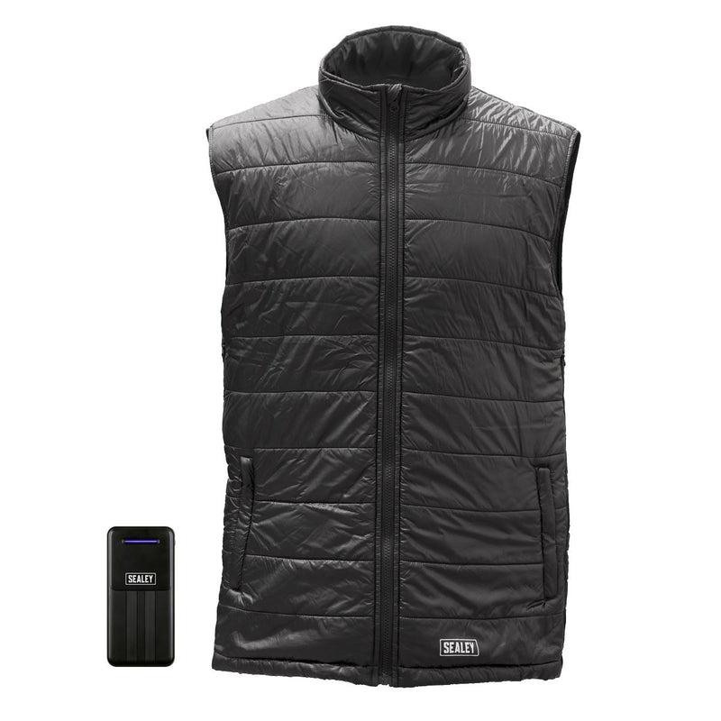 Sealey 5V Heated Puffy Gilet with Power Bank 10Ah - 44" to 52" Chest HG01KIT Sealey - Dynamic Drive