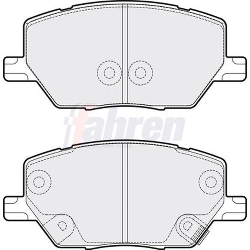 Fahren Front Brake Pad Set FBP3855