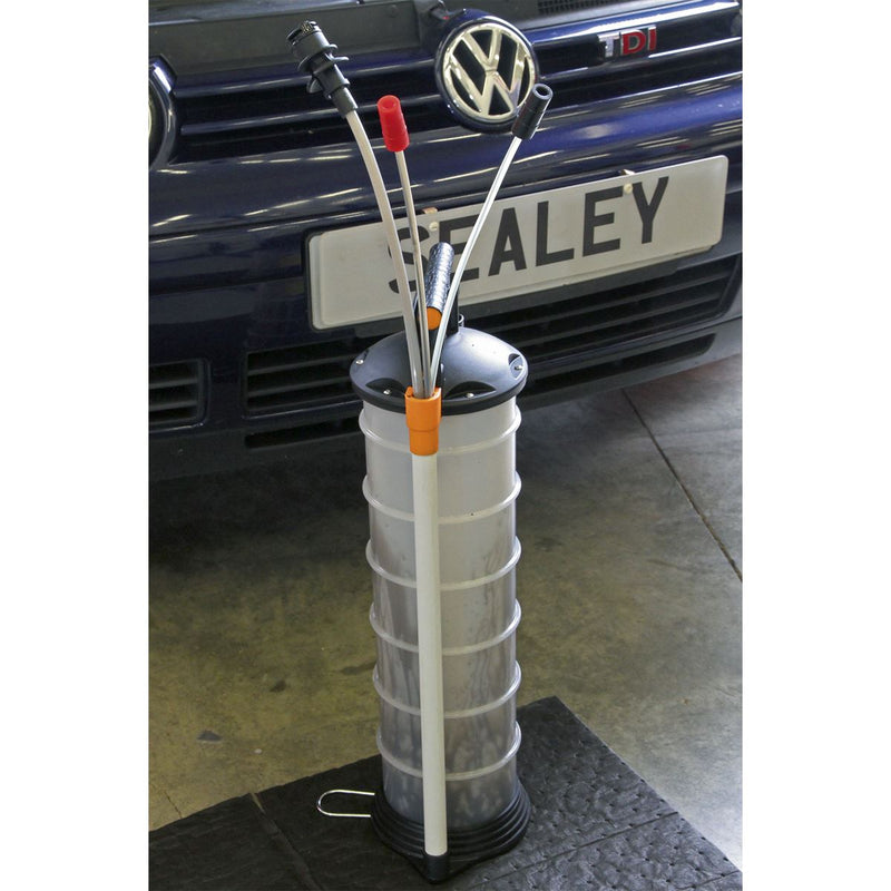 Sealey Vacuum Oil & Fluid Extractor Manual 6.5L TP69 Sealey - Dynamic Drive