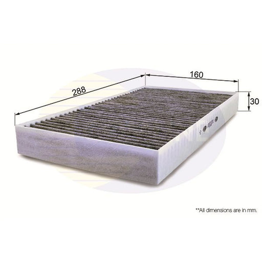 Comline Cabin Air Filter (Pollen Filter) fits Alfa Romeo 156 1997-2005