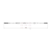 Apec Handbrake Cable Front fits VW Transporter 2003-2015 1.9 2.0 2.5