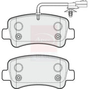 Apec Rear Brake Pad Set PD3271