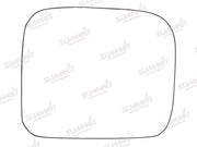 Summit Stick-On Standard Mirror Glass fits Isuzu Trooper 92 to 05 RHS Summit - Bars 4 Cars