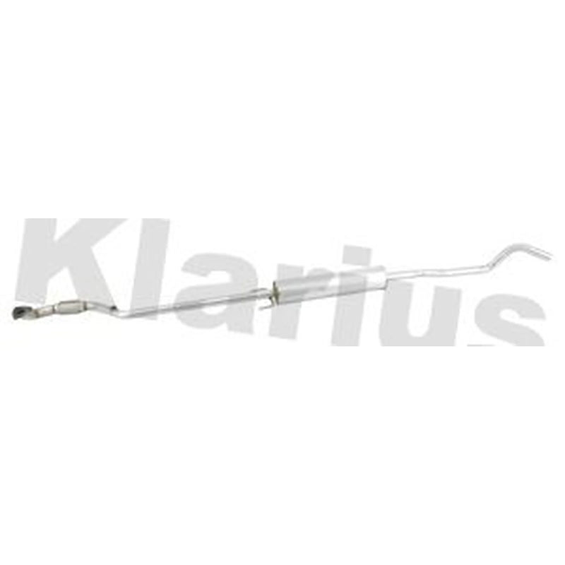 Klarius Box With Centre Pipe Centre fits Opel Corsa C 2000-2009 1.8