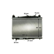 Mahle Engine Radiator fits Mazda 2 2007-2015 1.4 1.6