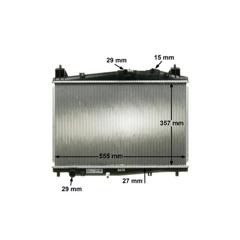 Mahle Engine Radiator fits Mazda 2 2007-2015 1.4 1.6