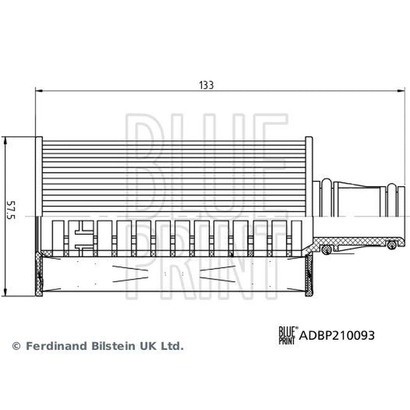 Blue Print Engine Oil Filter ADBP210093
